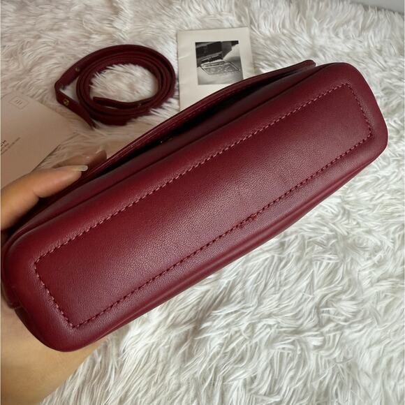 Vintage COACH y2k Legacy Red Glove Tanned Leather Flap BAG Crossbody Purse 9821 - Picture 6 of 11